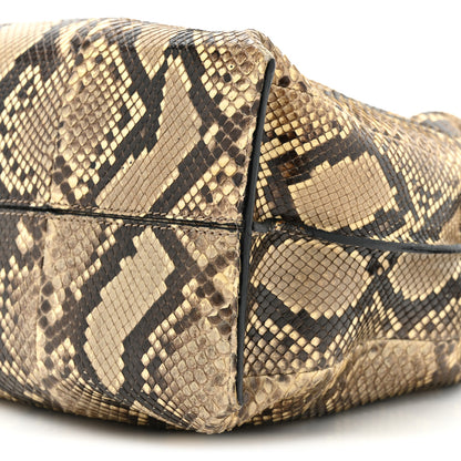 Loewe Snakeskin Flamenco Knot Bag Black 7 of 12