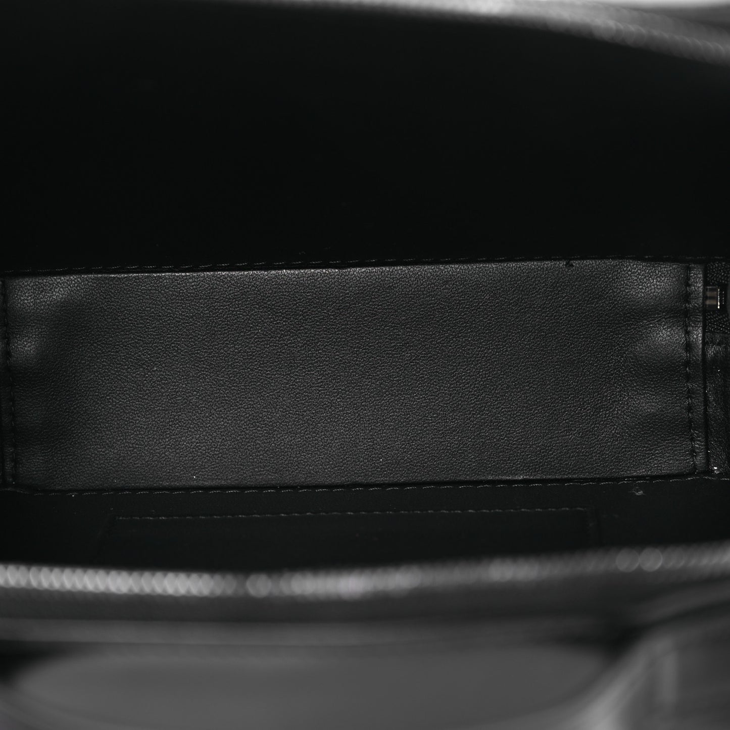 Calfskin Macrocannage Caro Box Bag Black