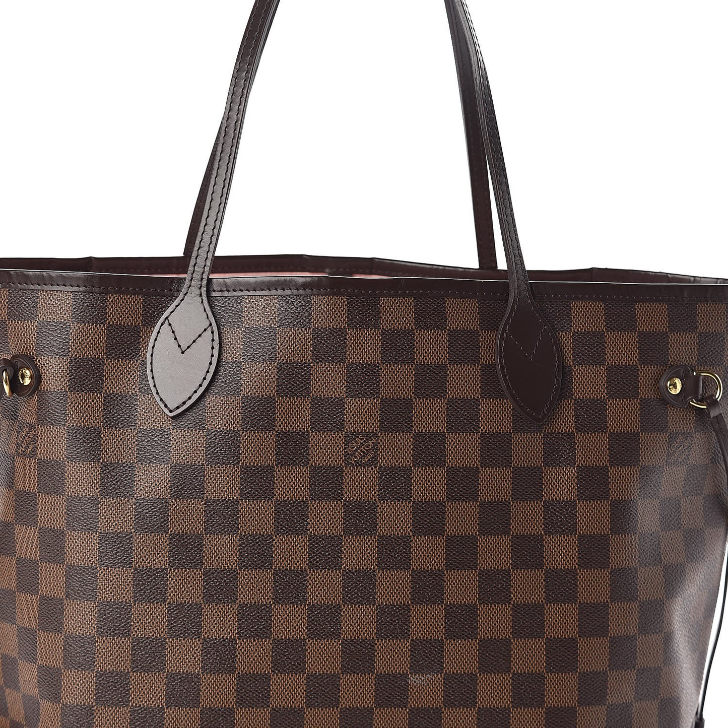 Damier Ebene Neo Neverfull MM Rose Ballerine