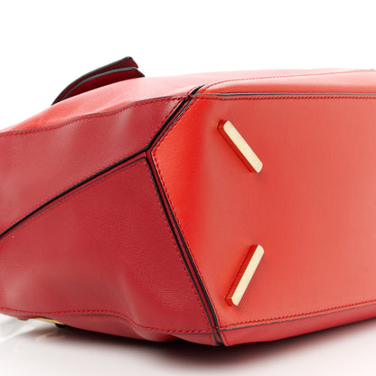 Loewe Calfskin Colorblock Medium Puzzle Bag Red 10 of 12