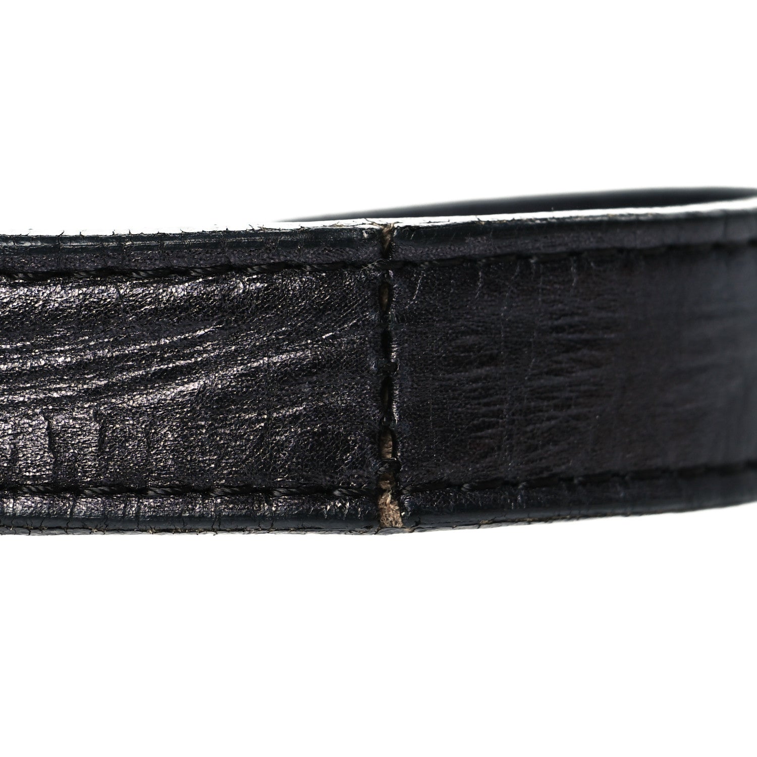 Chanel Glazed Aged Calfskin Quilted 2.55 Reissue Flap Belt Bag Clutch Black 11 of 13