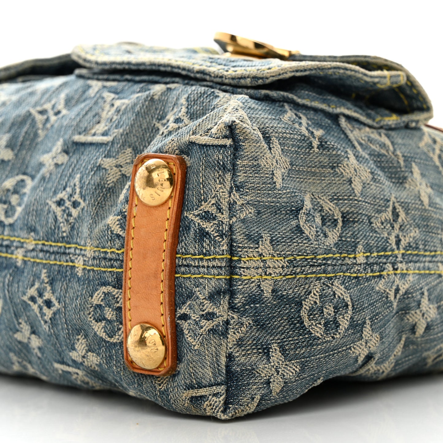 Monogram Denim Baggy PM Blue