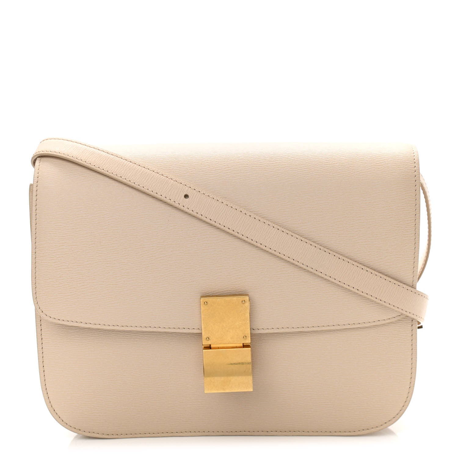 Celine Liege Calfskin Medium Classic Box Flap Bag Powder 1 of 10