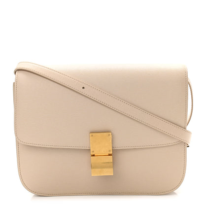 Celine Liege Calfskin Medium Classic Box Flap Bag Powder 1 of 10