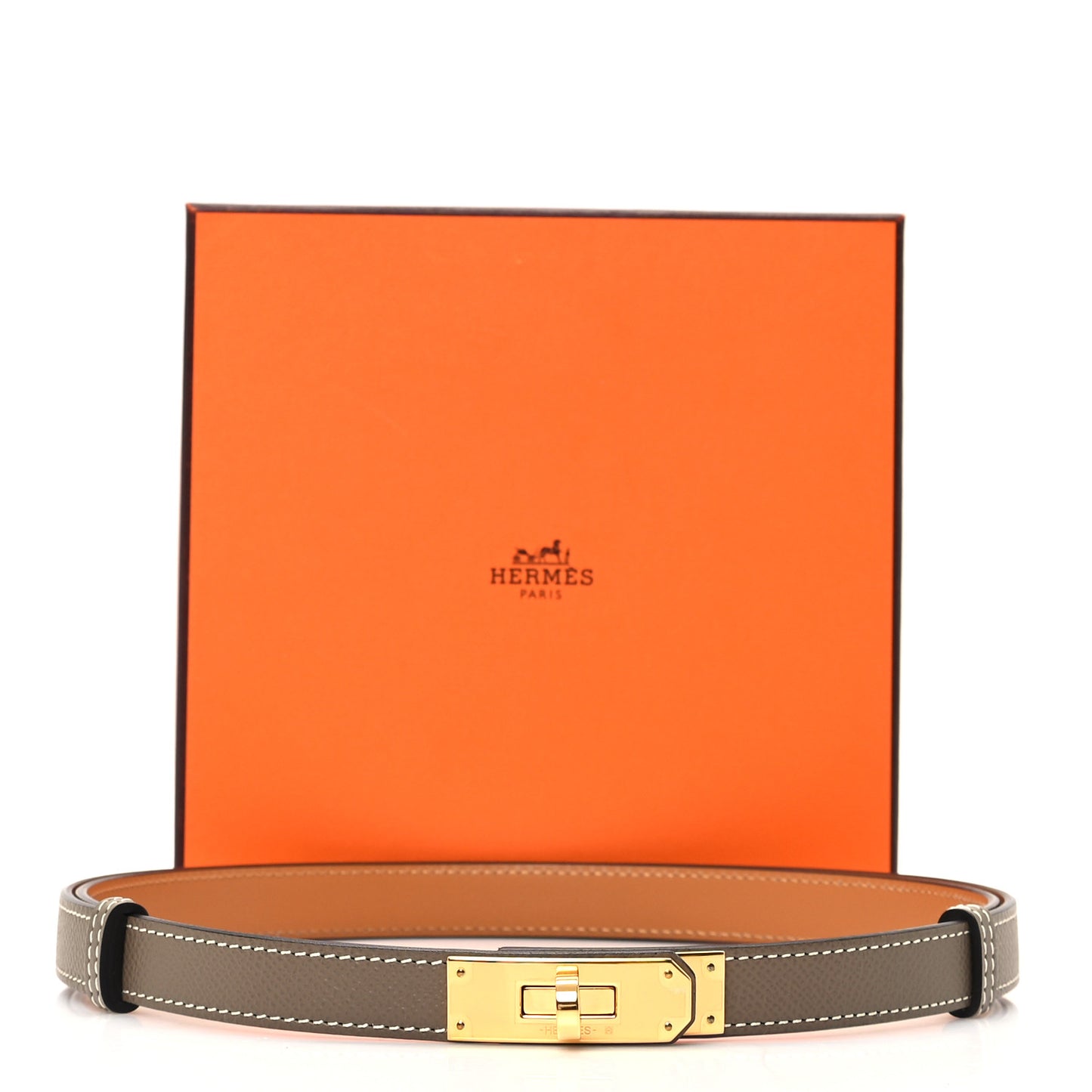 Epsom Kelly Belt Etoupe