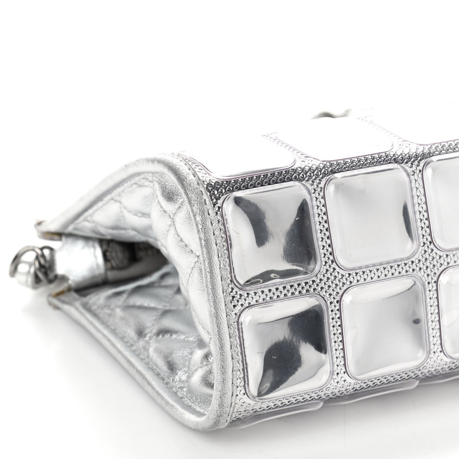Chanel Vinyl Ice Cube Pochette 6 of 9