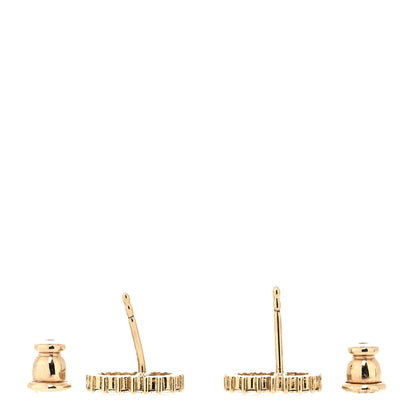 Christian Dior Crystal Clair D Lune Earrings Gold 3 of 4
