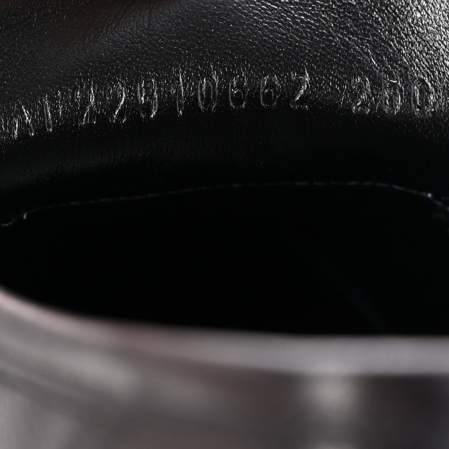 Hermes Goatskin Womens Royal Loafers 37.5 Black White 9 of 10