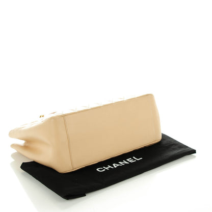 Chanel Caviar Quilted Grand Shopping Tote GST Beige Clair 4 of 7