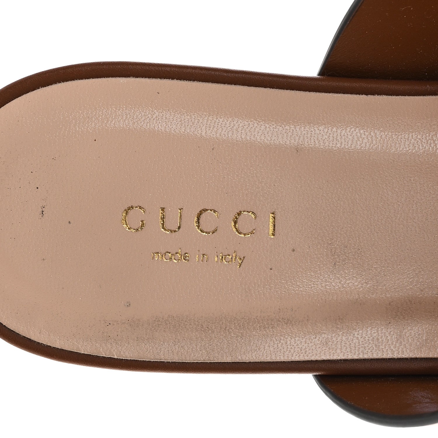 Gucci Sierra Calfskin Interlocking G Cut Out Thong Sandals 40 Cuir 8 of 10