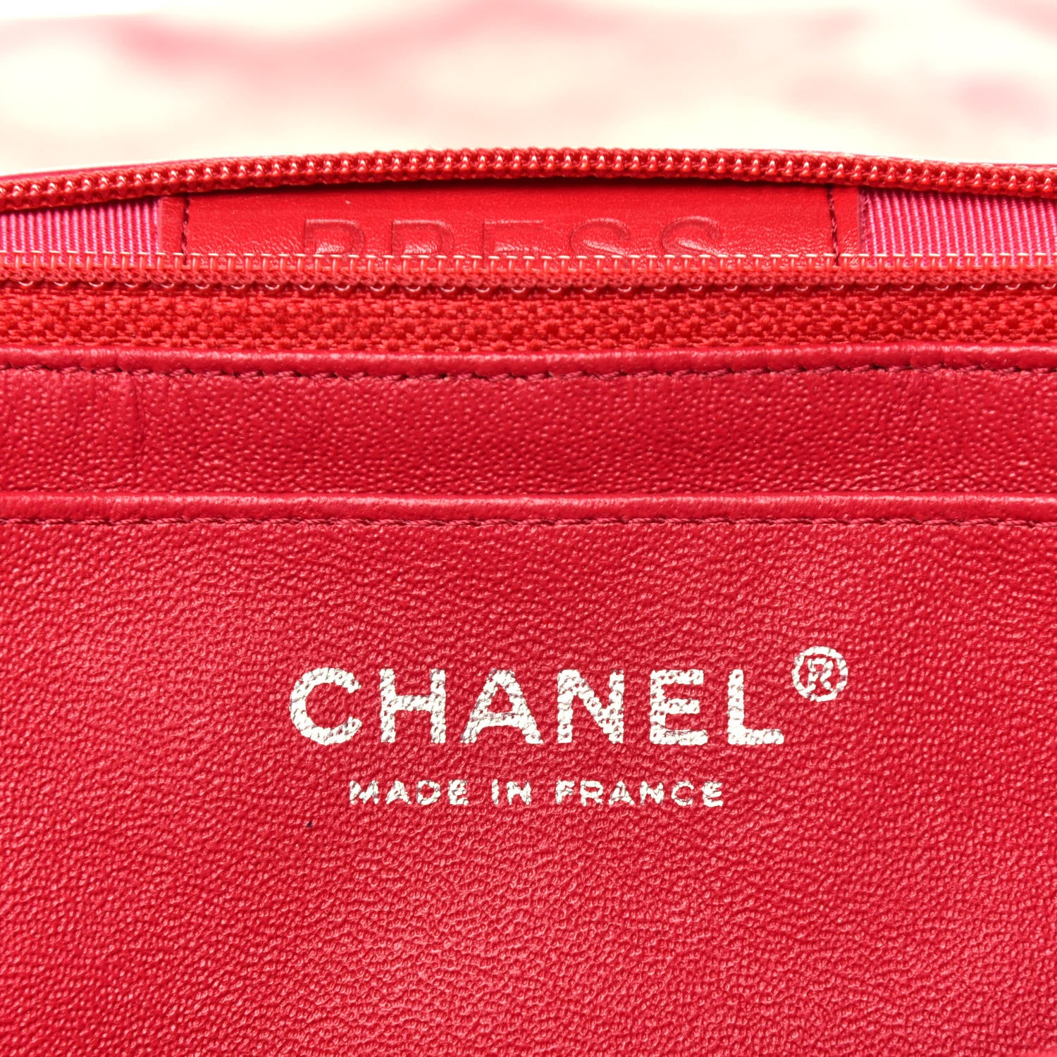 Chanel Lambskin Quilted Jumbo Single Flap Red 6 of 10