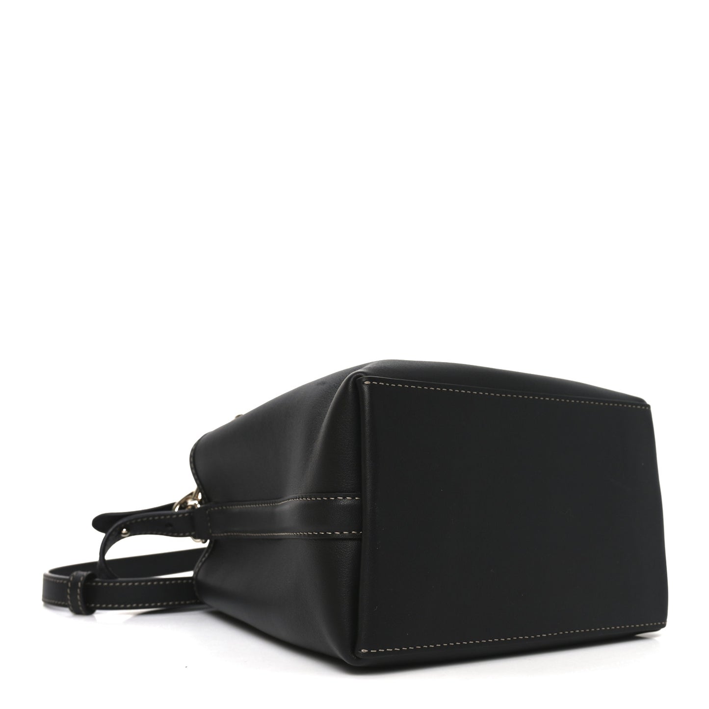 GG Calfskin Emblem Mini Bucket Bag Black