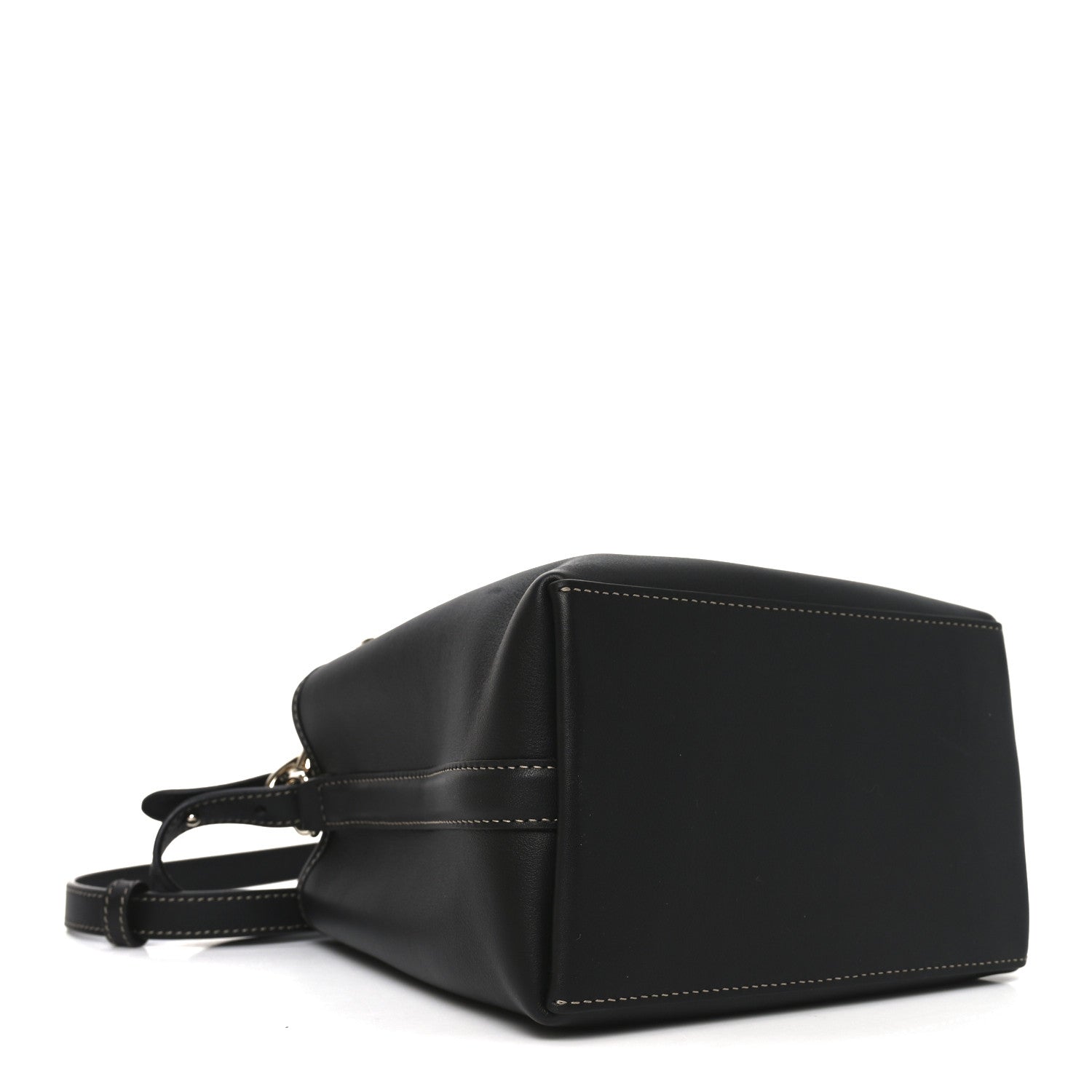Gucci GG Calfskin Emblem Mini Bucket Bag Black 4 of 9
