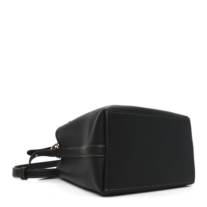 Gucci GG Calfskin Emblem Mini Bucket Bag Black 4 of 9