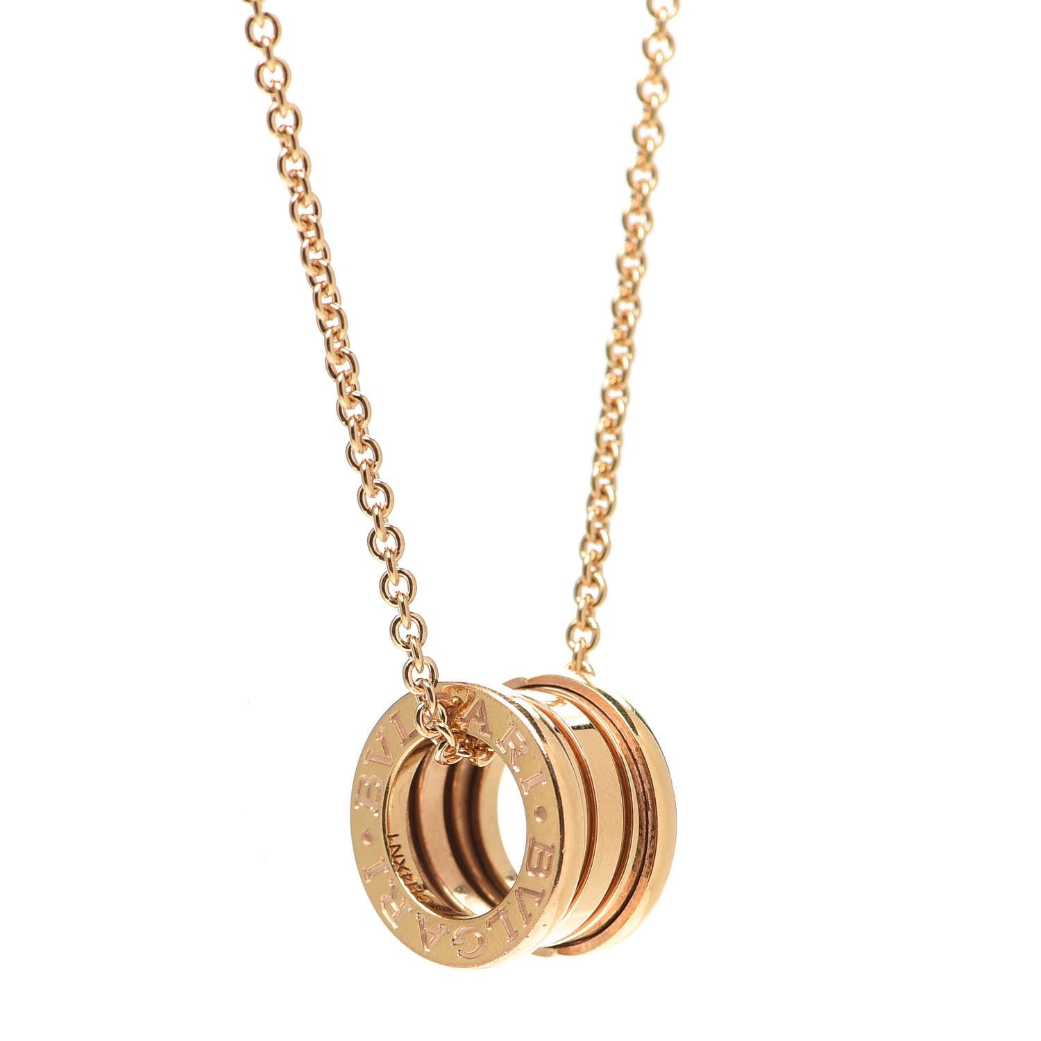 Bulgari 18K Yellow Gold B.Zero1 Pendant Necklace 4 of 7