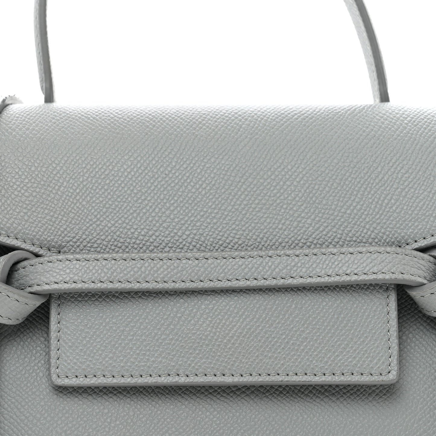Grained Calfskin Nano Belt Bag Mineral