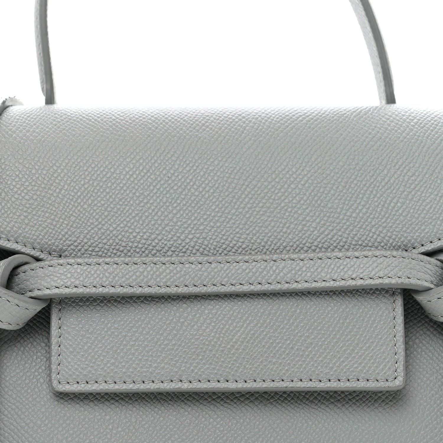 Celine Grained Calfskin Nano Belt Bag Mineral 6 of 10