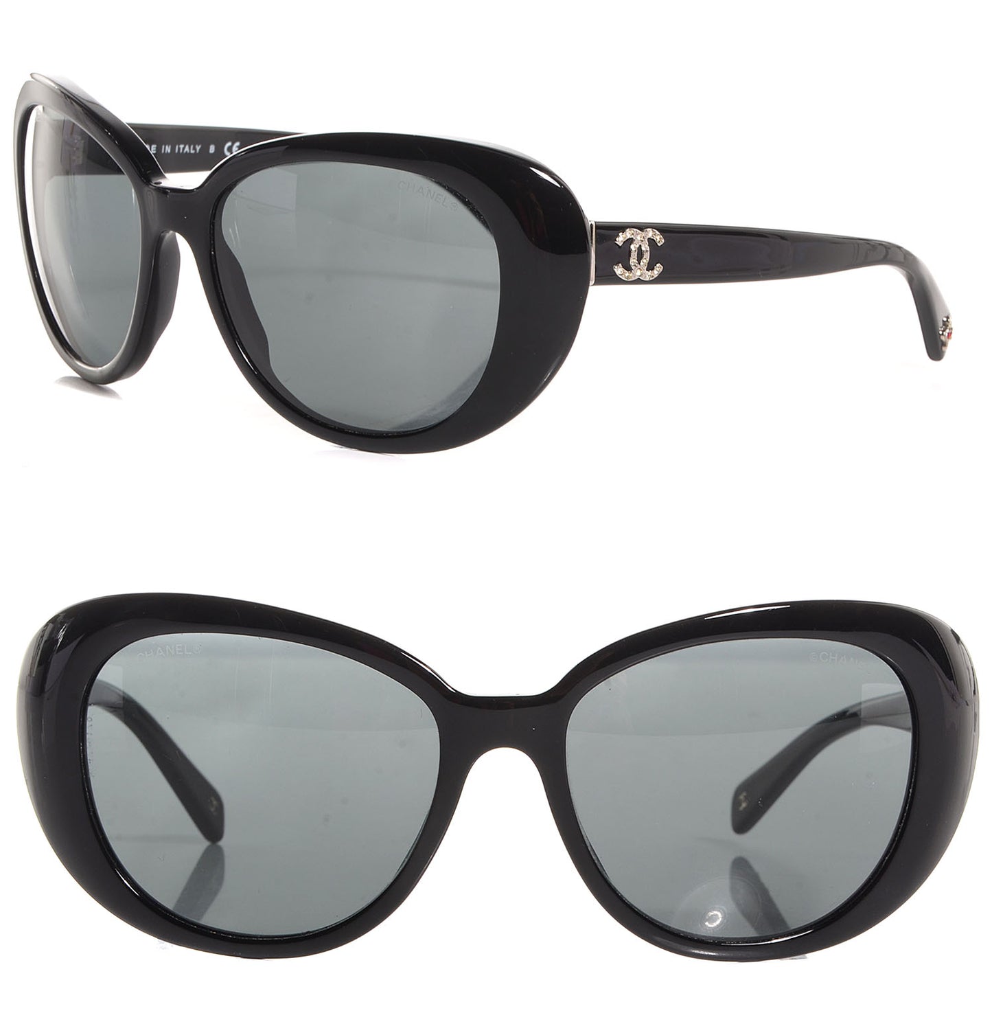 Crystal CC Sunglasses 5151-B Black