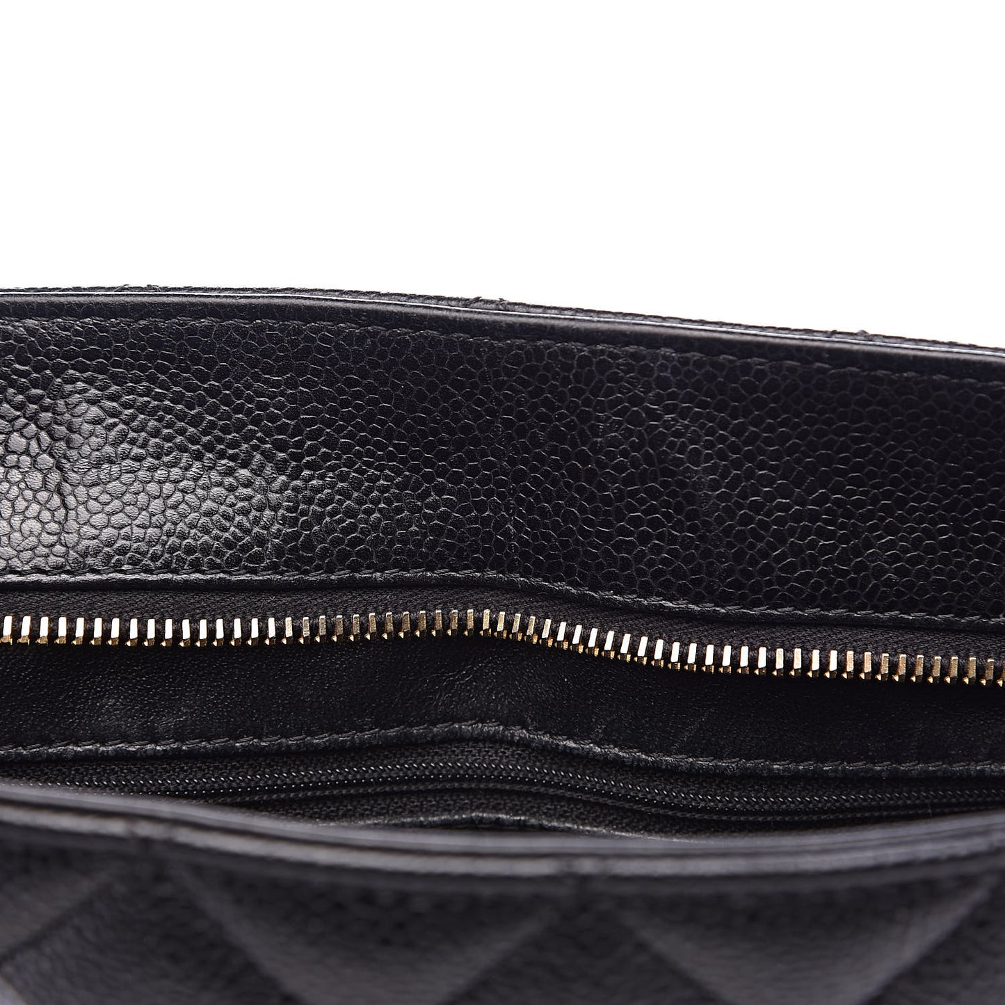 Caviar Medallion Tote Black