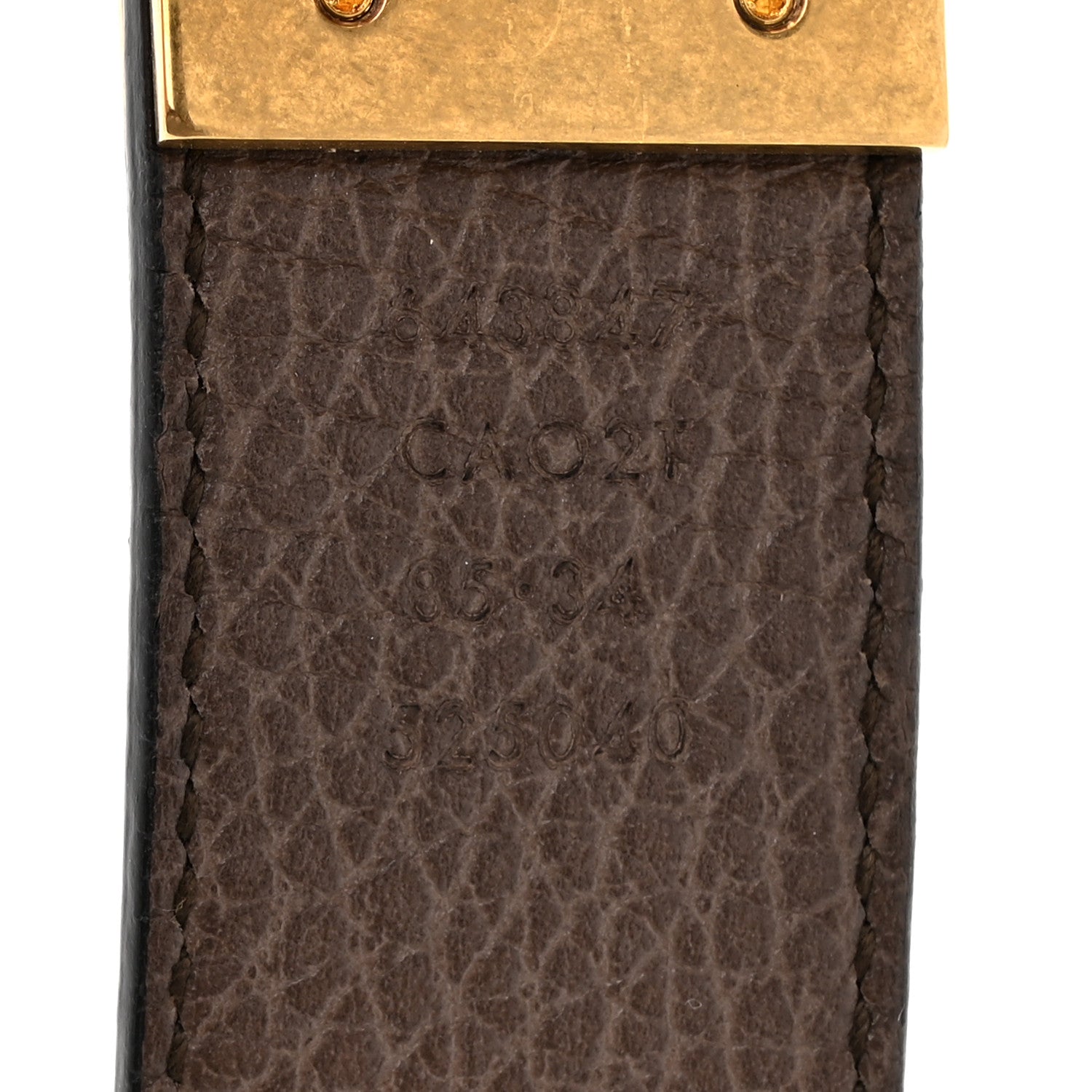 Gucci Calfskin Double G Reversible 37mm Belt 85 34 Black Cocoa 7 of 8