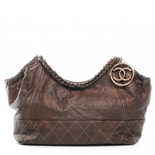 Chanel Calfskin Baby Coco Cabas Bronze 1 of 7