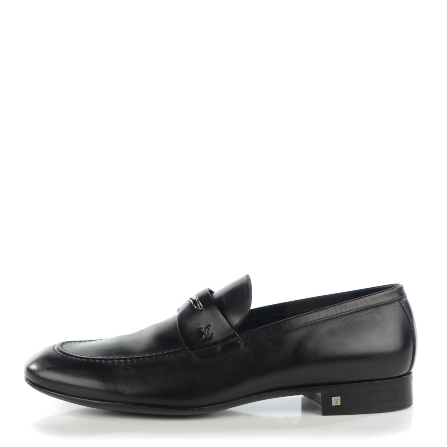 Mens Calfskin Earl Loafer Black 9.5