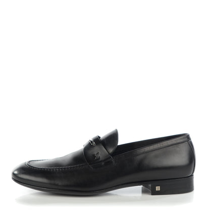 Louis Vuitton Mens Calfskin Earl Loafer Black 9.5 1 of 8