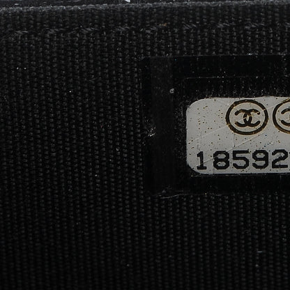 Chanel Patent Quilted Brilliant Wallet On Chain WOC Black 8 of 9