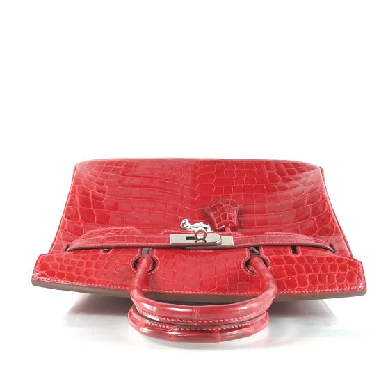 Shiny Niloticus Crocodile Birkin 30 Braise