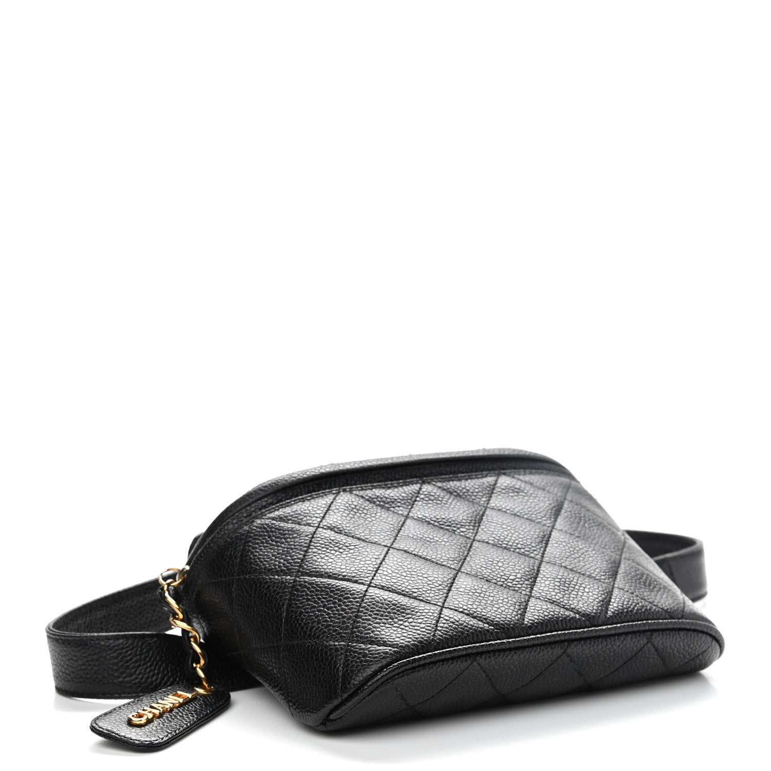 Chanel Caviar Quilted Belt Bag 75 30 Black 4 of 11