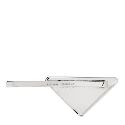 Prada Metal Triangle Hair Clip Set White 3 of 5