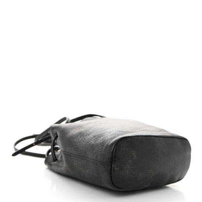 Miu Miu Distressed Nappa Pouch Coffee 4 of 9