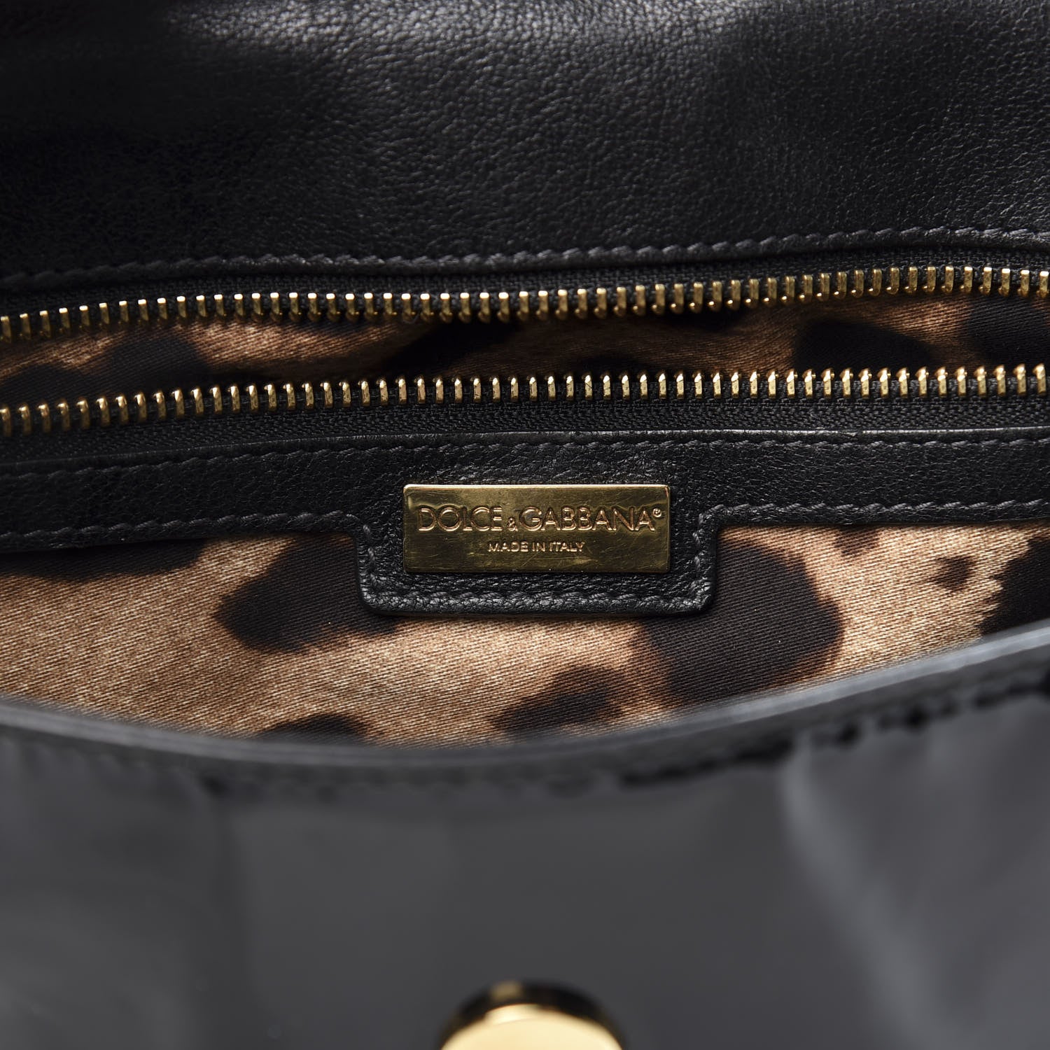 Dolce & Gabbana Patent Large Miss Sicily Satchel Black 10 of 17