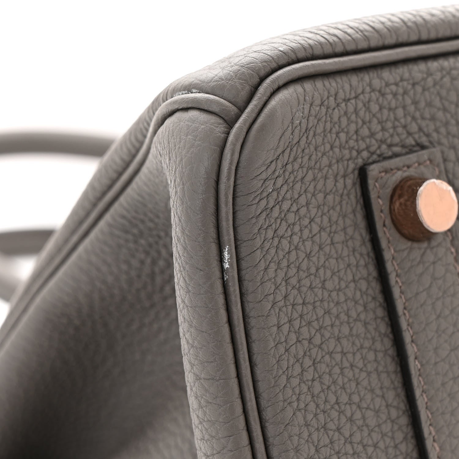 Hermes Togo Birkin 35 Etain 11 of 12