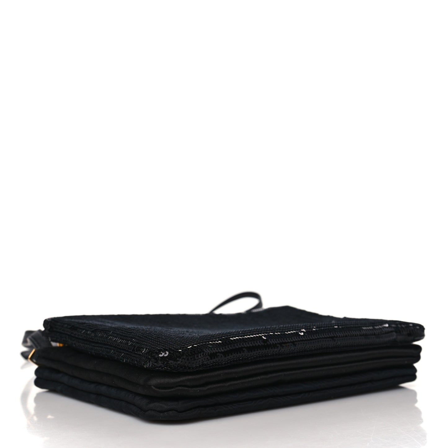 Sequin Small Trio Crossbody Bag Black