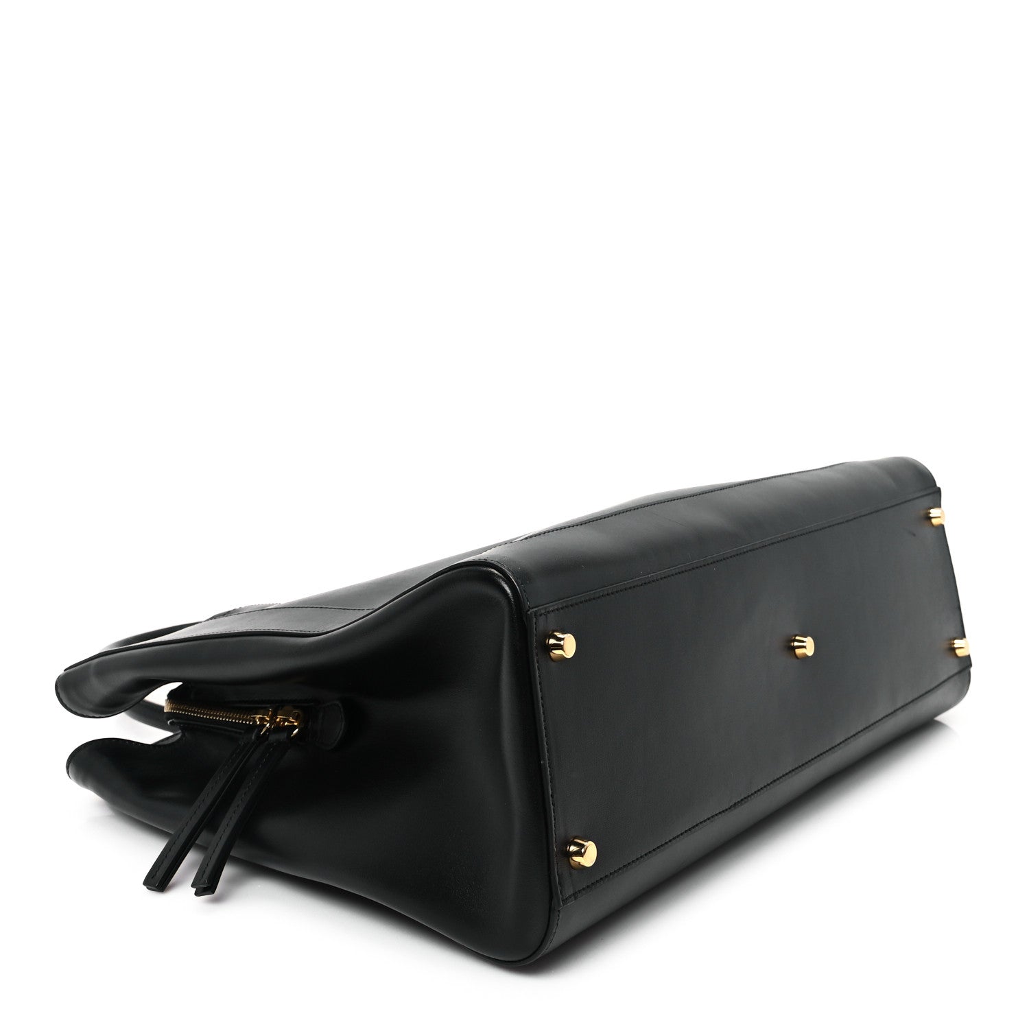 Gucci Boarded Plutone Calfskin Large Jackie 1961 Tote Black 4 of 12