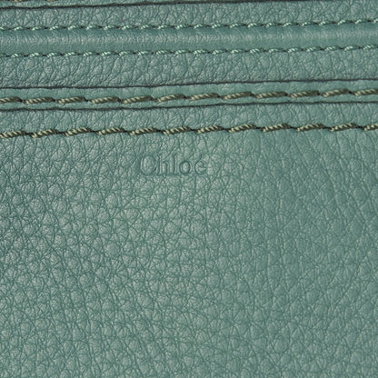 Chloe Grained Calfskin Marcie Long Zip Around Wallet Emerald 9 of 9