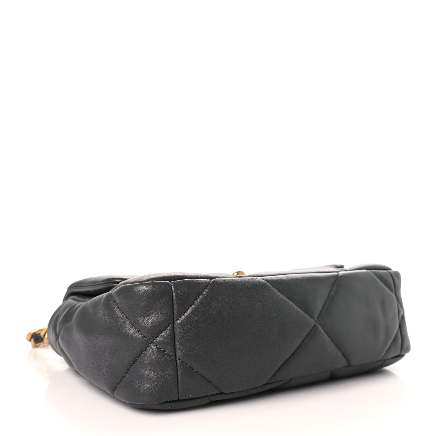 Chanel Lambskin Quilted Medium Chanel 19 Flap Dark Grey 4 of 9