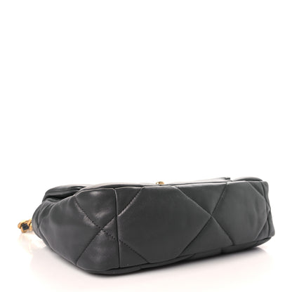Chanel Lambskin Quilted Medium Chanel 19 Flap Dark Grey 4 of 9