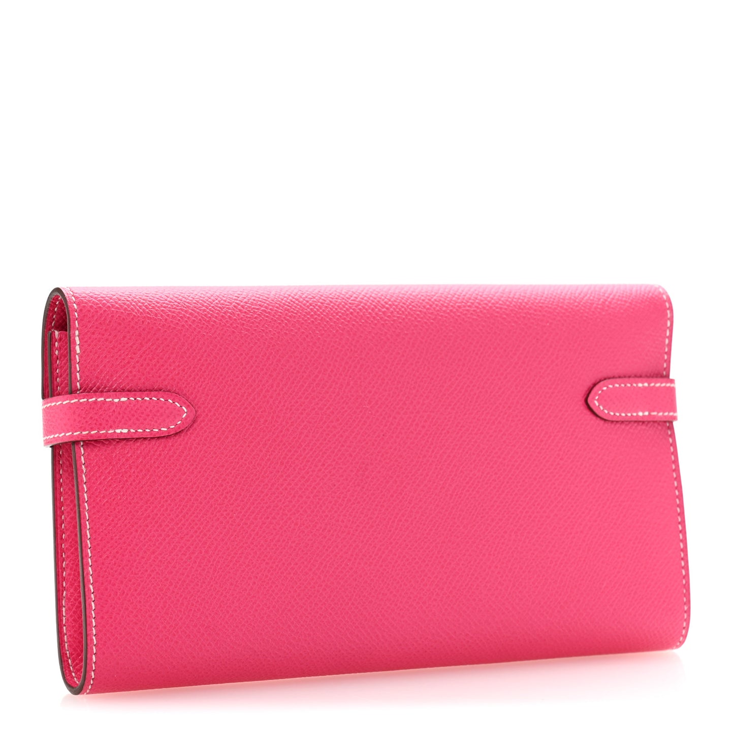 Epsom Kelly Longue Wallet Rose Tyrien