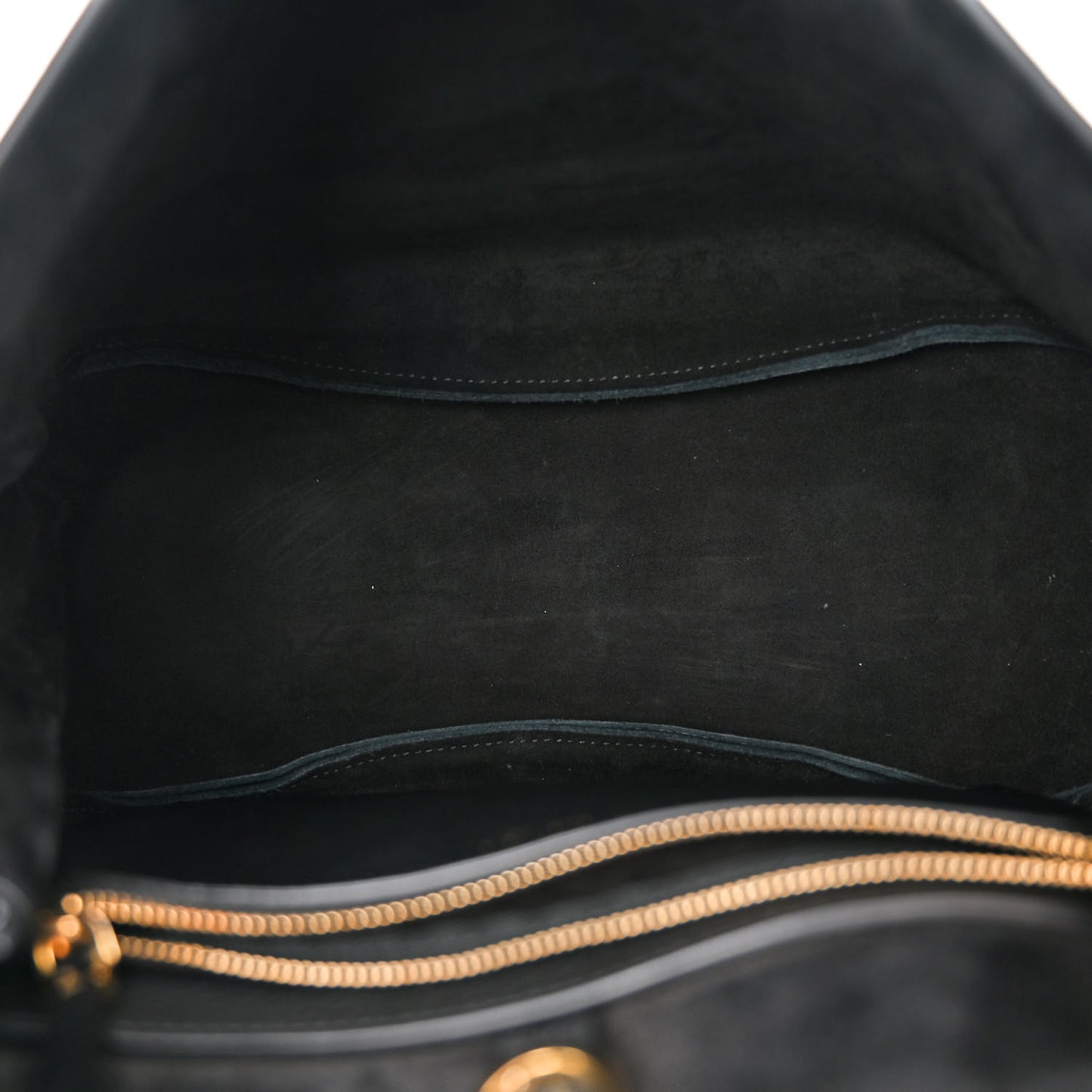 Calfskin Small Mail Bag Black