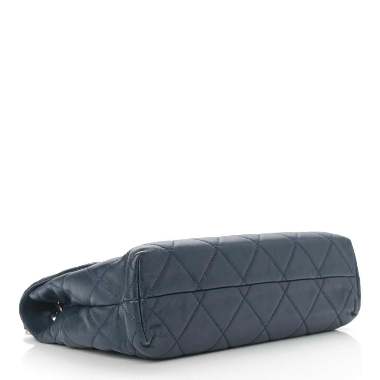 Chanel Calfskin Quilted In the Business Flap Dark Navy Blue 4 of 13