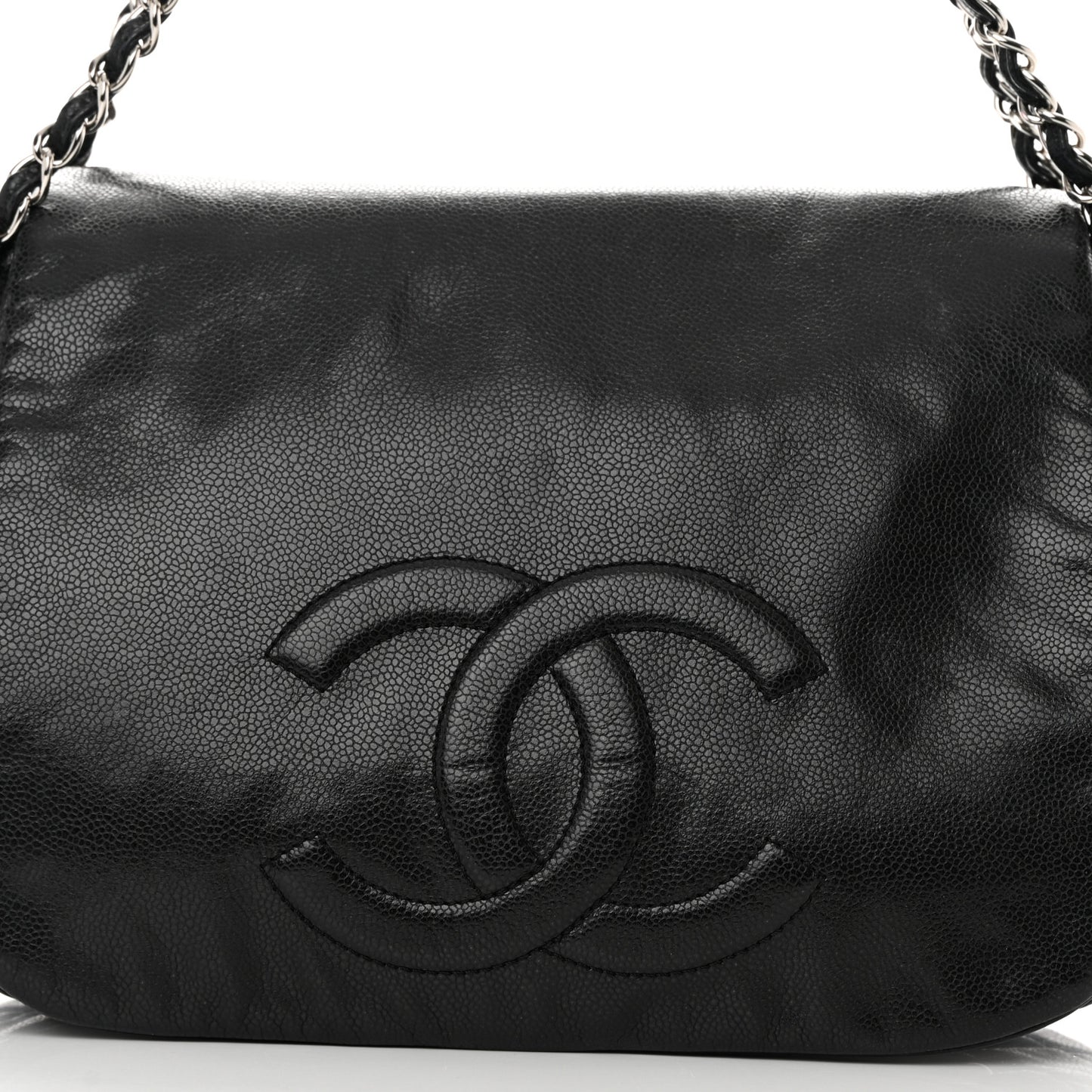 Caviar Timeless CC Accordion Flap Black