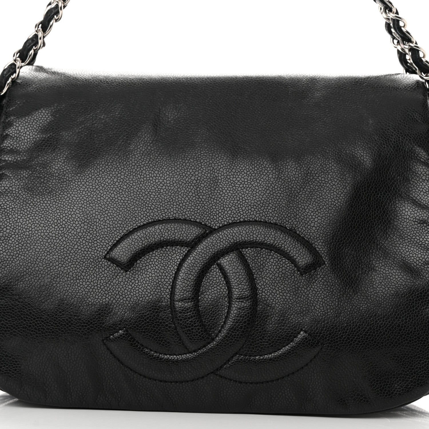 Chanel Caviar Timeless CC Accordion Flap Black 8 of 12