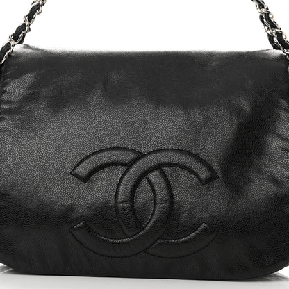Chanel Caviar Timeless CC Accordion Flap Black 8 of 12