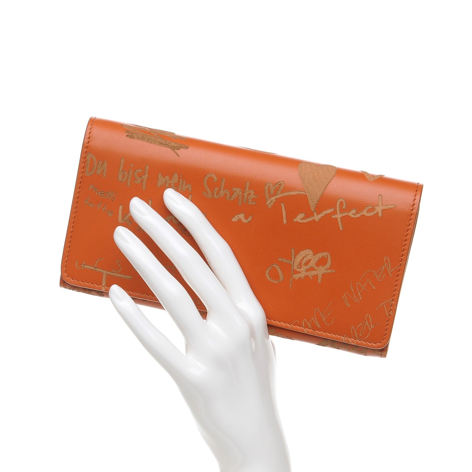Balenciaga Calfskin Valentine's Day Essential Money Wallet 2 of 7
