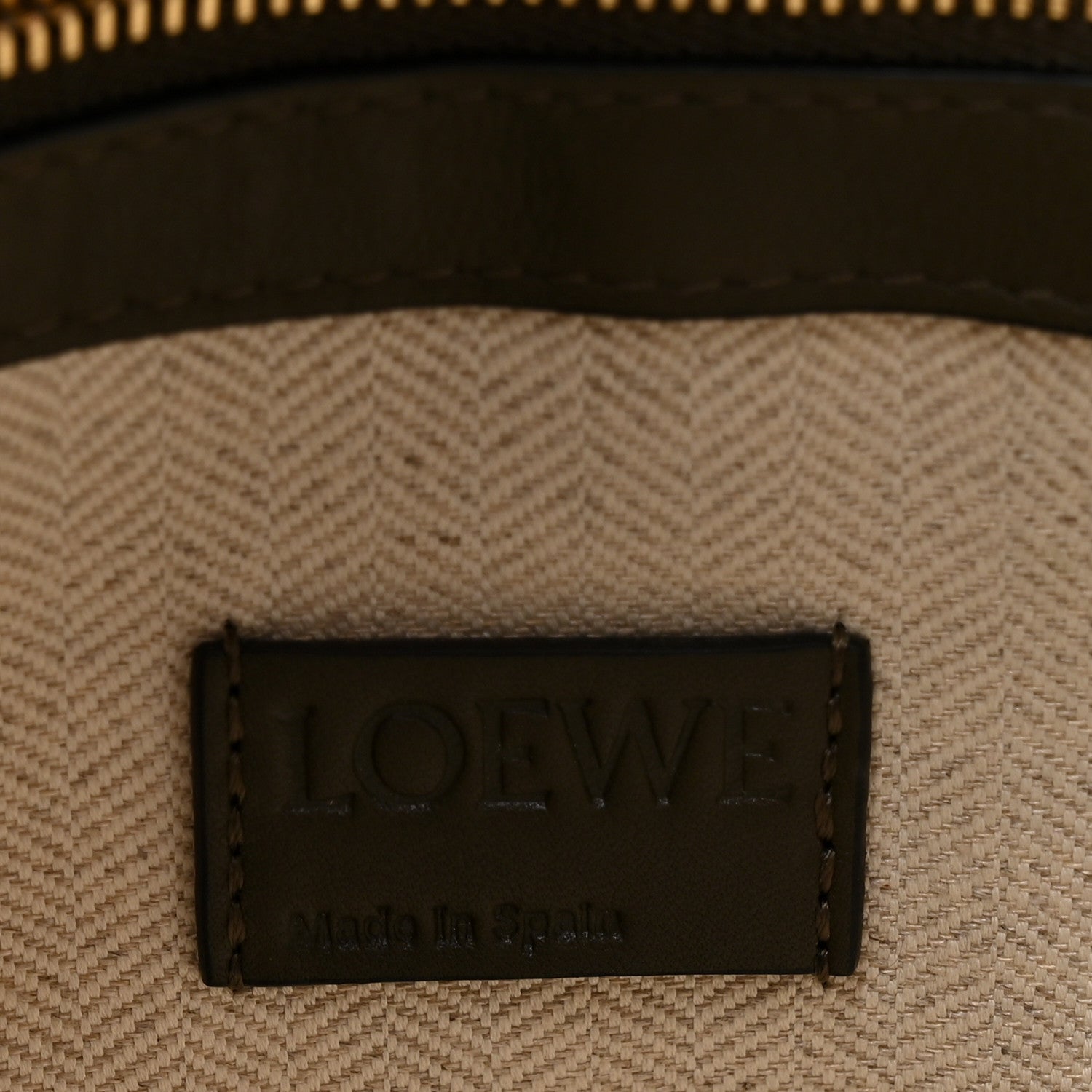 Loewe Calfskin Flamenco Knot XL Shoulder Bag Khaki Green 6 of 12