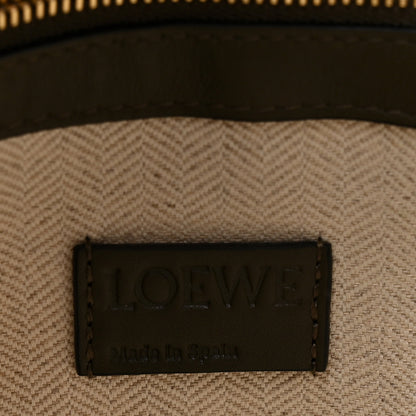 Loewe Calfskin Flamenco Knot XL Shoulder Bag Khaki Green 6 of 12