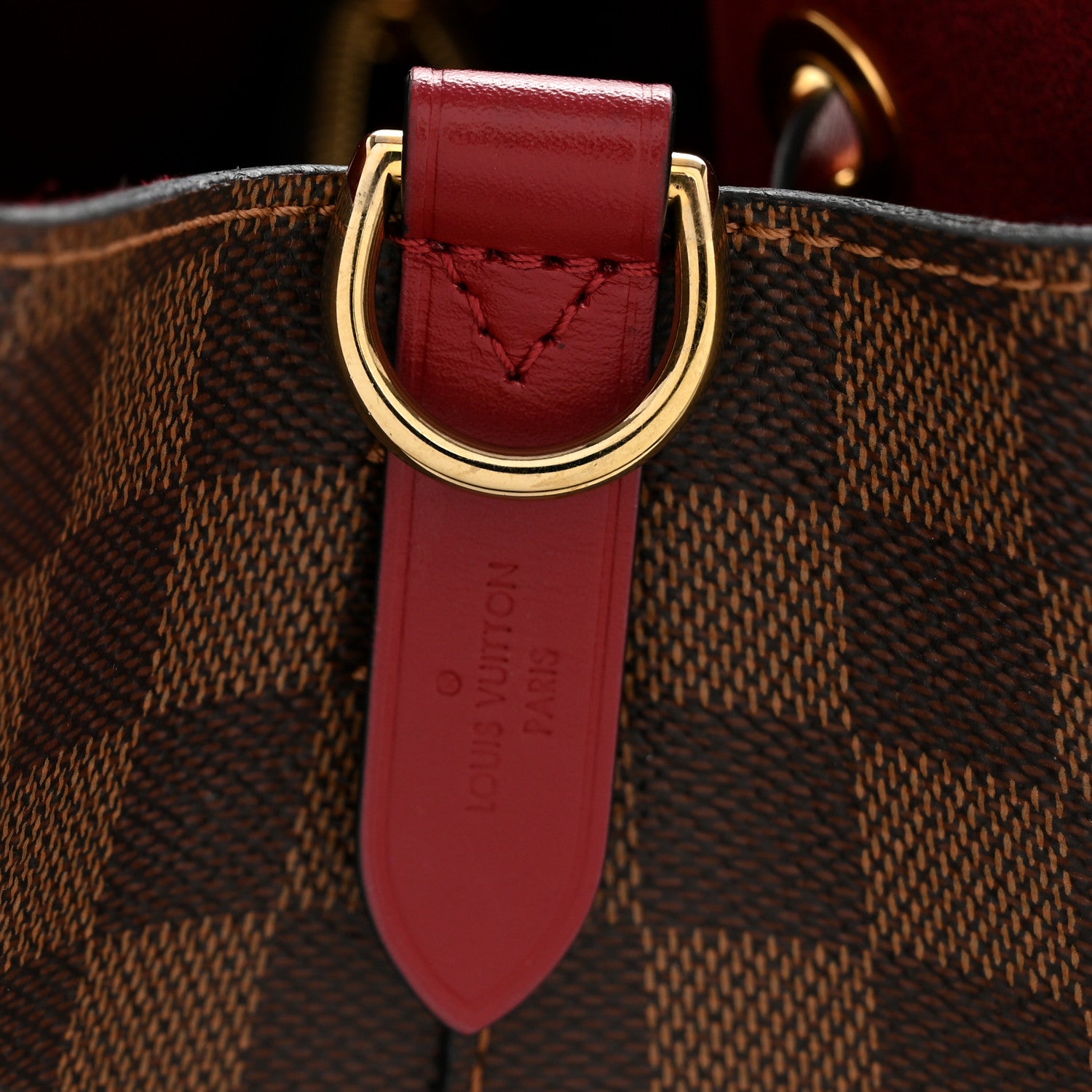 Louis Vuitton Damier Ebene Neonoe MM Cherry Berry 12 of 13