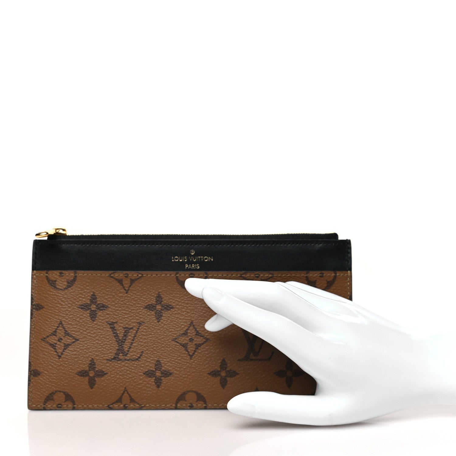 Louis Vuitton Reverse Monogram Slim Purse 2 of 11